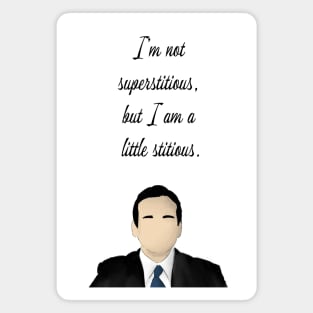 The office quote superstitious Magnet